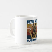 HOND PEW PEW MADAFAKAS RETRO KOFFIEMOK (Voorkant links)