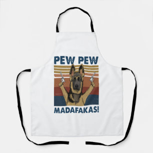 HOND PEW PEW MADAFAKAS VINTAGE RETRO   SCHORT