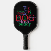 Hond Pickleball Paddle (Voorkant)