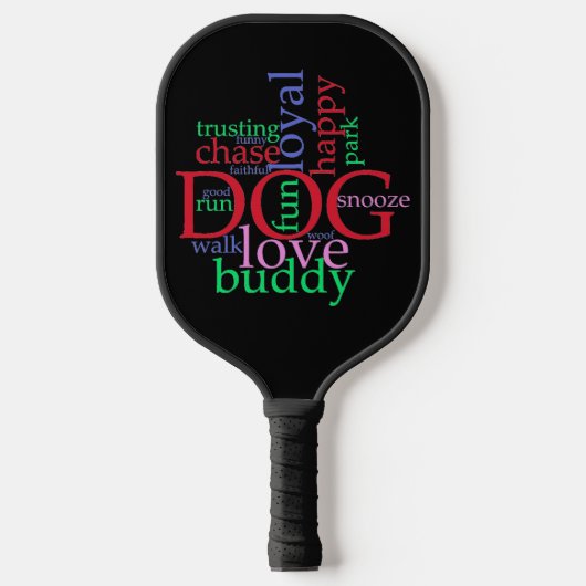 Hond Pickleball Paddle (Voorkant)
