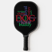 Hond Pickleball Paddle (Achterkant)