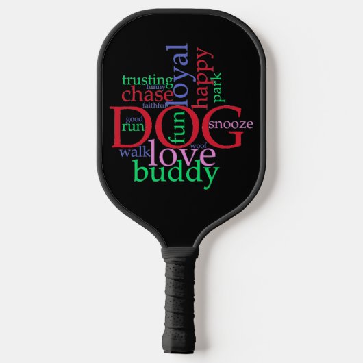 Hond Pickleball Paddle (Achterkant)