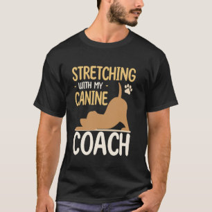 Hond Pilates Ontwerp Funny Pilates Liefhebber T-shirt