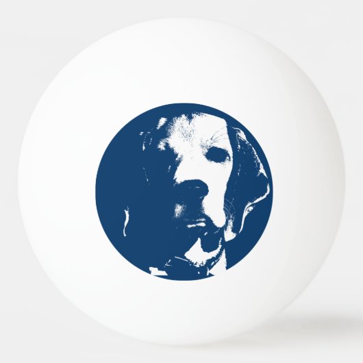 Hond Pingpongbal (Voorkant)