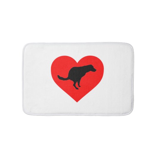 Hond poephart badmat (Voorkant)