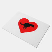 Hond poephart deurmat (Schuin)