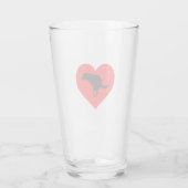 Hond poephart glas (Achterkant)