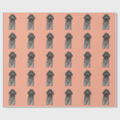 Hond Poodle Huisdier Cadeaupapier (Vlak)
