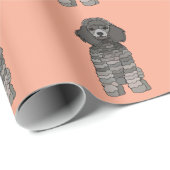 Hond Poodle Huisdier Cadeaupapier (Rol Hoek)