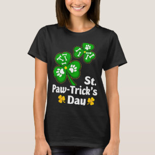 Hond poot klaver St. Patrick's Day hondenliefhebbe T-shirt