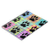 Hond Poot Patroon Quilt Notitieboek (Linkerzijde)