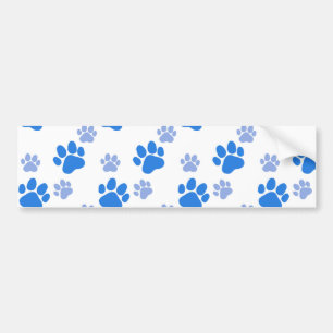 Hond Pootafdruk Eenvoudige Dierenliefhebber Schatt Bumpersticker