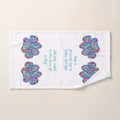 Hond Pootafdruk Handdoek van Liefde (Handdoek)