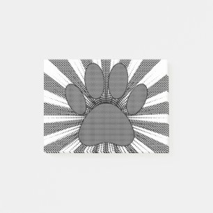 Hond Pootafdruk Manga Stijl Post-it® Notes