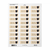 Hond Postadreslabel met Pug Etiket (Full Sheet)