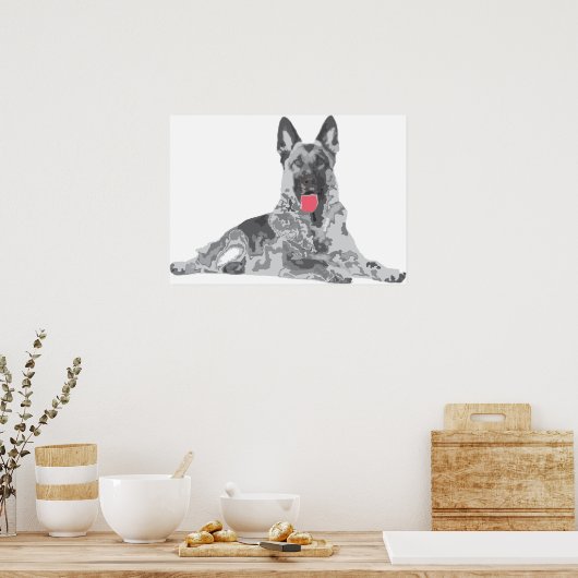 hond poster (Keuken)