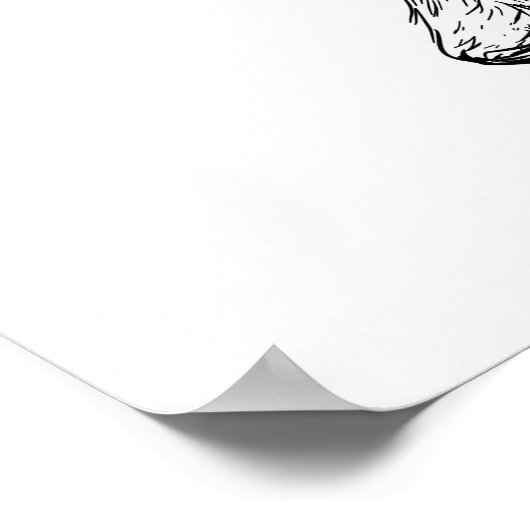 Hond Poster/Muur Kunst Fox Terrier Poster (Hoek)