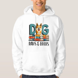 Hond Poten en Boeken Ontwerp Hoodie