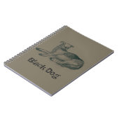 Hond. Potloodtekening. Notitieboek (Linkerzijde)