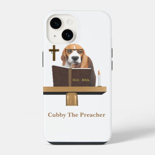 Hond Predikant iPhone Hoesje (Achterkant)