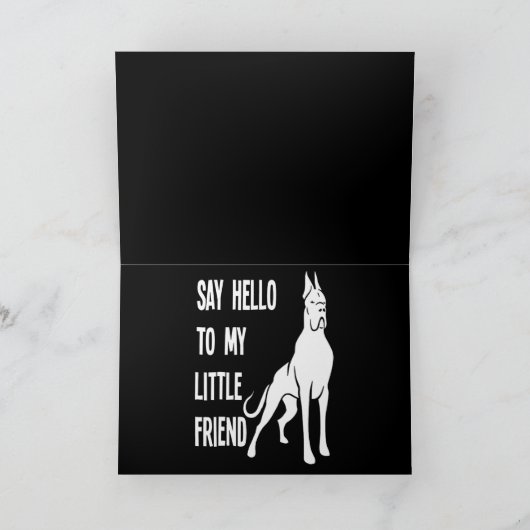 Hond | Prettig Kerstfeest Dog Argentijnse Dog Feestdagen Kaart (Binnen)