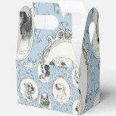 Hond Print Gift Box met Handvat Bedankdoosjes (Open)