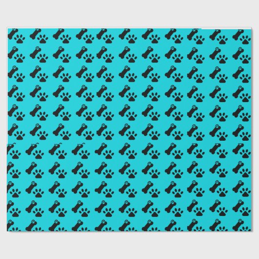 Hond Print inpakpapier (Vlak)