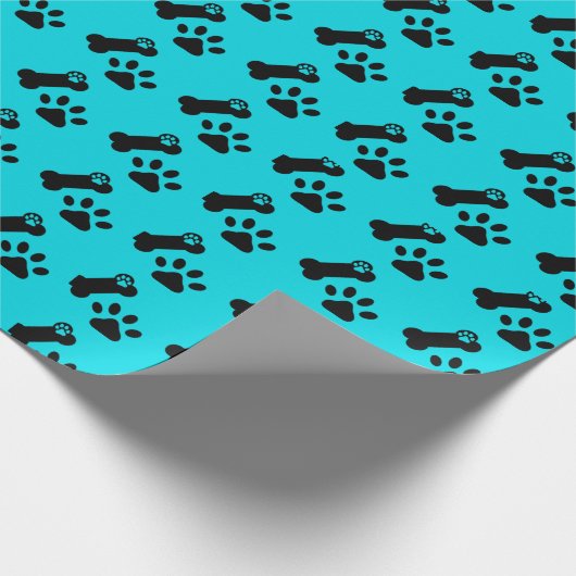 Hond Print inpakpapier (Hoek)