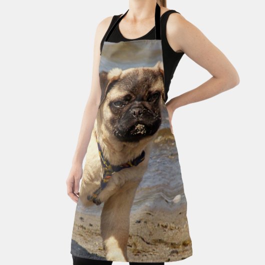 hond, pug, mops Bath Towel Set, set Schort (Insitu)