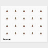 Hond Pugs Kerstboom Schattig Kerstmis (2) Hart Sticker (Vel)