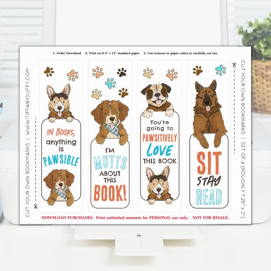 Hond Punnen Knip Je Eigen Doe-het-zelf Grappige Bo Poster