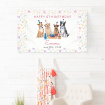 Hond Puppies Meisjes Verjaardagsfeestje