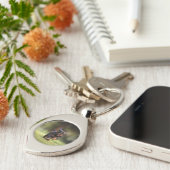 Hond, Puppy, Cavalier Sleutelhanger (Zijkant)