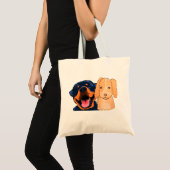 Hond, Puppy, Dier Tote Bag (Voorkant (product))