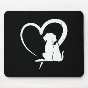 Hond Puppy En Baby Kat Hart Voor Huisdieren Dieren Muismat