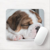Hond, puppy, huisdier muismat (Met muis)