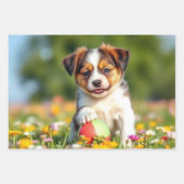 Hond/puppy Inpakpapier Vel (Voorkant 3)