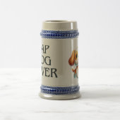 Hond, puppy liefde bierpul (Center)