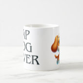 Hond, puppy liefde koffiemok (Center)