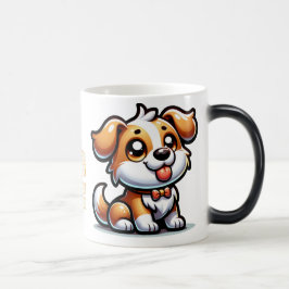 Hond, puppy liefde magische mok