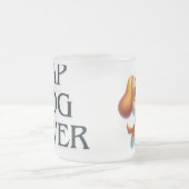 Hond, puppy liefde matglas koffiemok (Center)