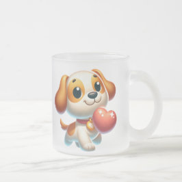 Hond, puppy liefde matglas koffiemok
