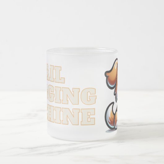 Hond, puppy liefde matglas koffiemok (Center)