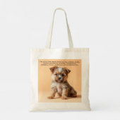 Hond/puppy Tote Bag (Achterkant)