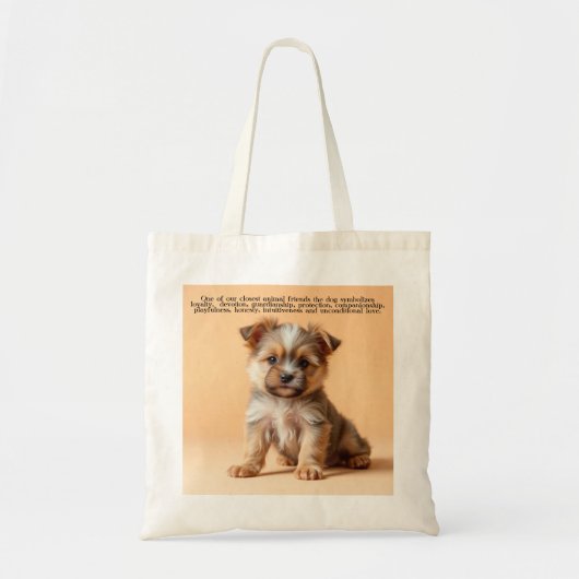 Hond/puppy Tote Bag (Voorkant)