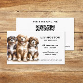 Hond QR-code visitekaartjes