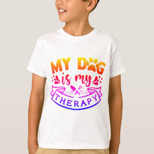 Hond Quote Typografie T-shirt