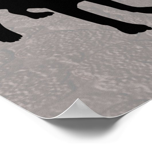 Hond quote - Vincent Van Gogh -poster Poster (Hoek)