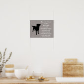 Hond quote - Vincent Van Gogh -poster Poster (Keuken)