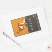 Hond Rechthoekige Sticker (Envelop)